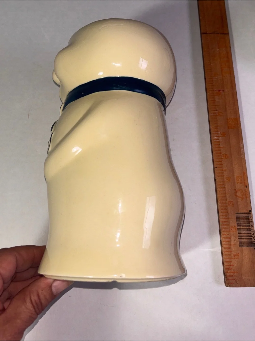 1973 Vintage Pillsbury Doughboy Ceramic Cookie Jar Poppin Fresh No Chips